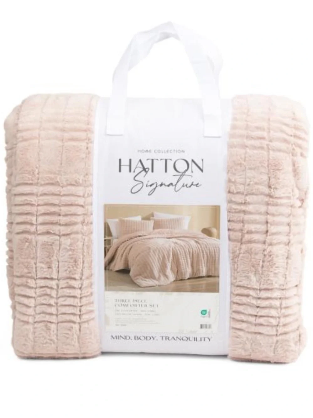 HATTON SIGNATURE faux fur comforter set